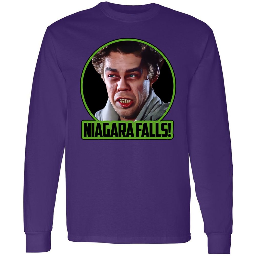 Long Sleeve T-Shirt - HWB9YQ27 - Purple - 13