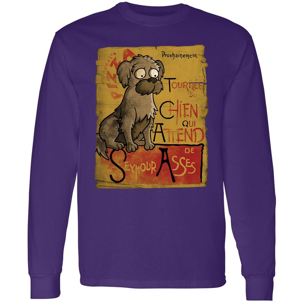 Long Sleeve T-Shirt - Y5GJA7KC - Purple - 13