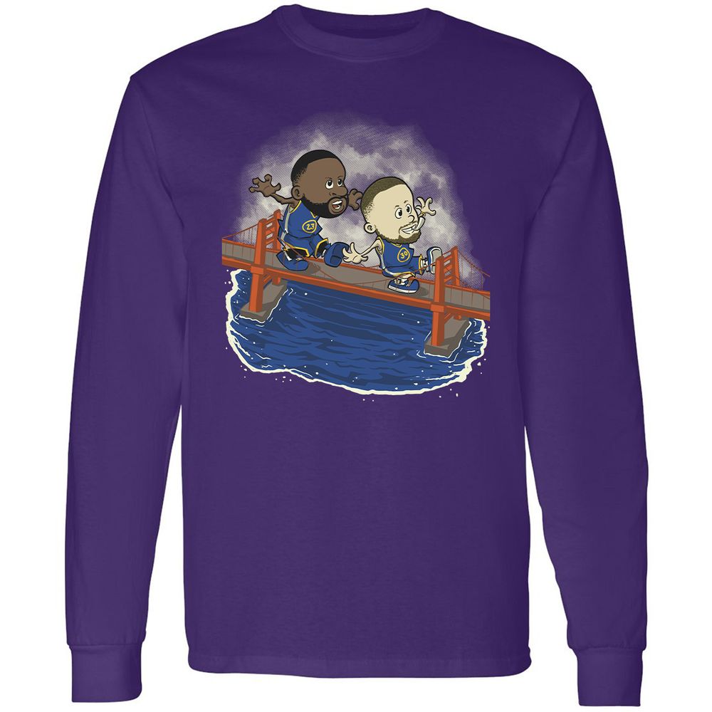 Long Sleeve T-Shirt - Black - Purple - 13