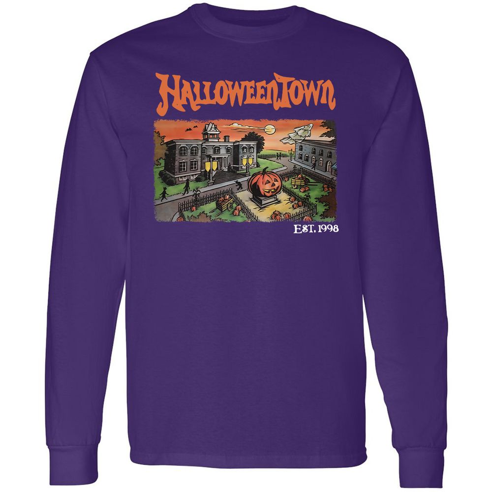 Long Sleeve T-Shirt - UZKY7XE5 - Purple - 13