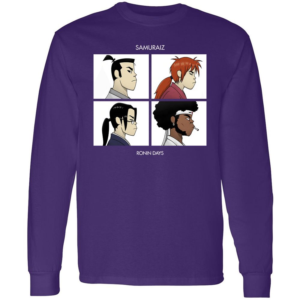 Long Sleeve T-Shirt - 9UGWZFBF - Purple - 13