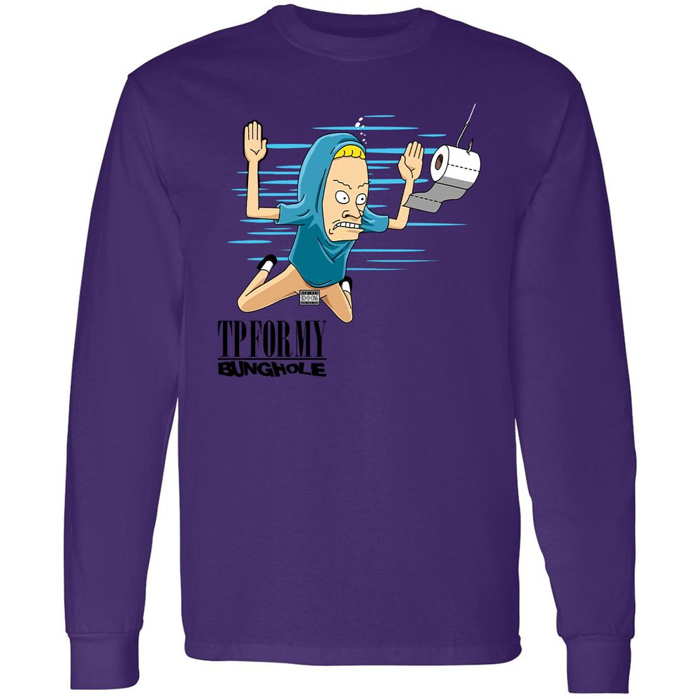 Long Sleeve T-Shirt - U16ZMFWJ - Purple - 13