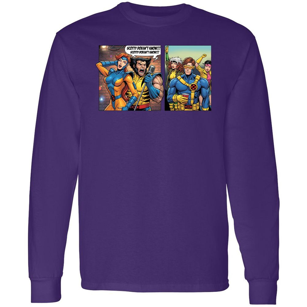 Long Sleeve T-Shirt - 9T4ANNYE - Purple - 13