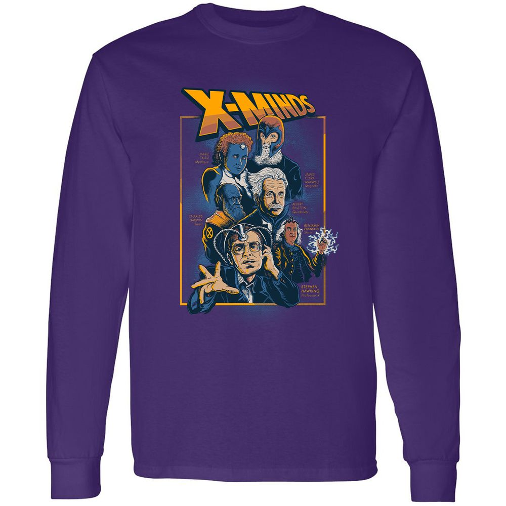Long Sleeve T-Shirt - ZTWCVLBZ - Purple - 13