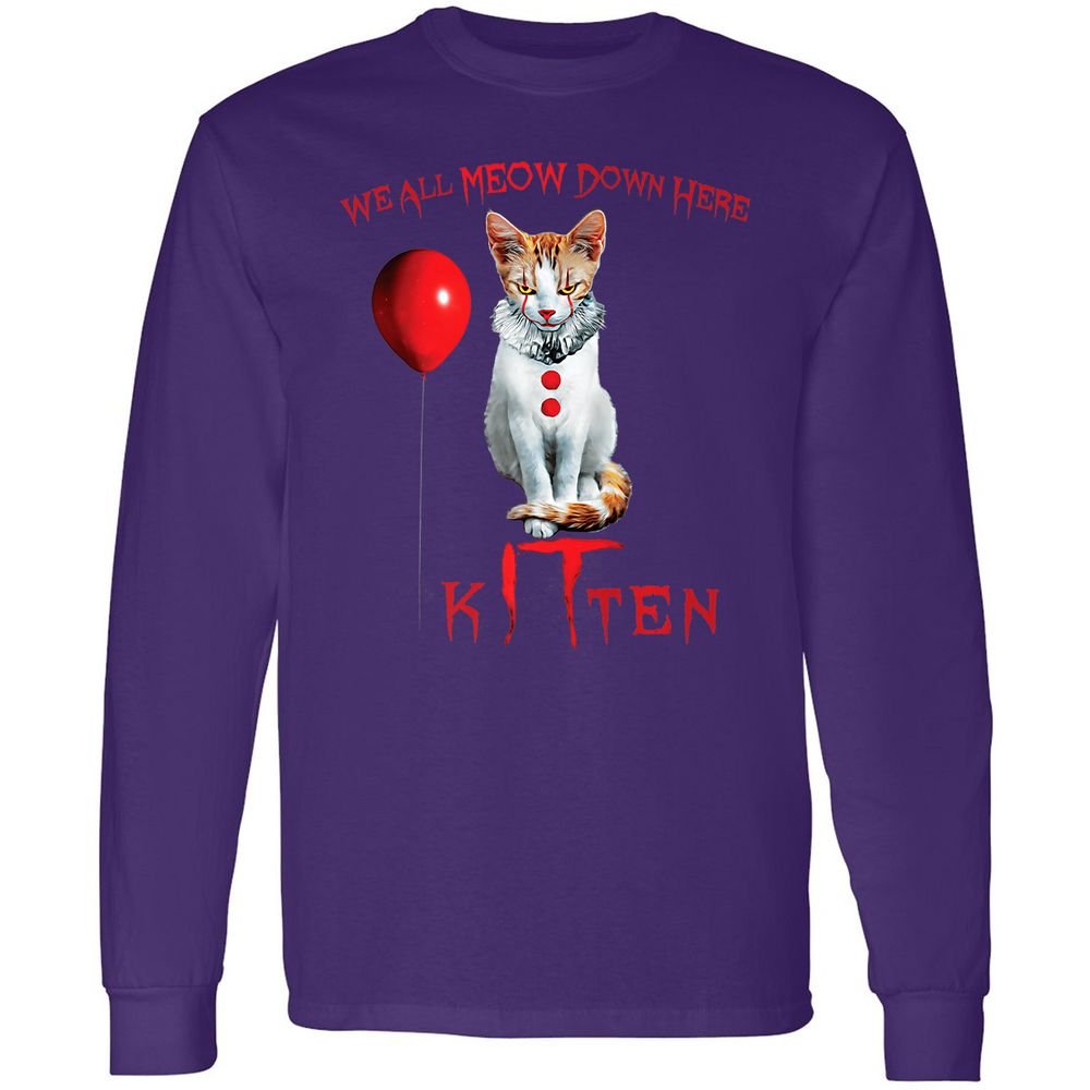 Long Sleeve T-Shirt - KL8PFMJG - Purple - 13