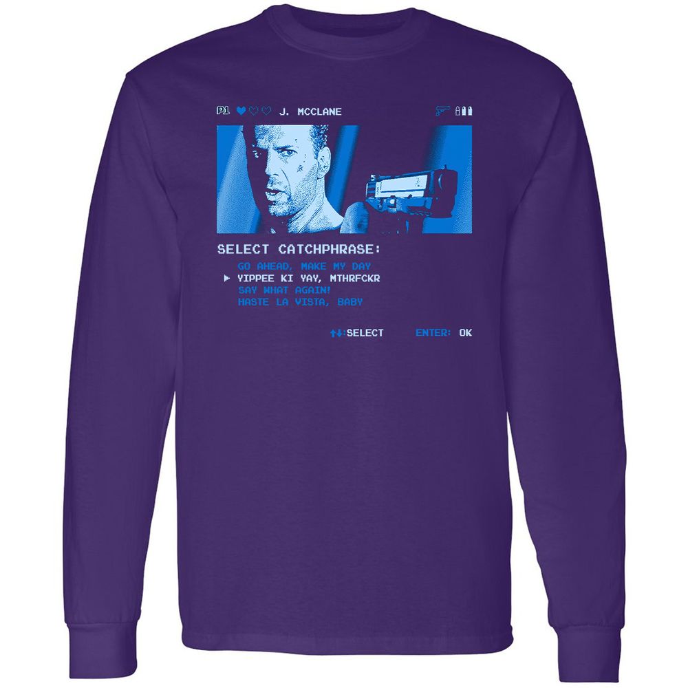 Long Sleeve T-Shirt - K72XDH96 - Purple - 13