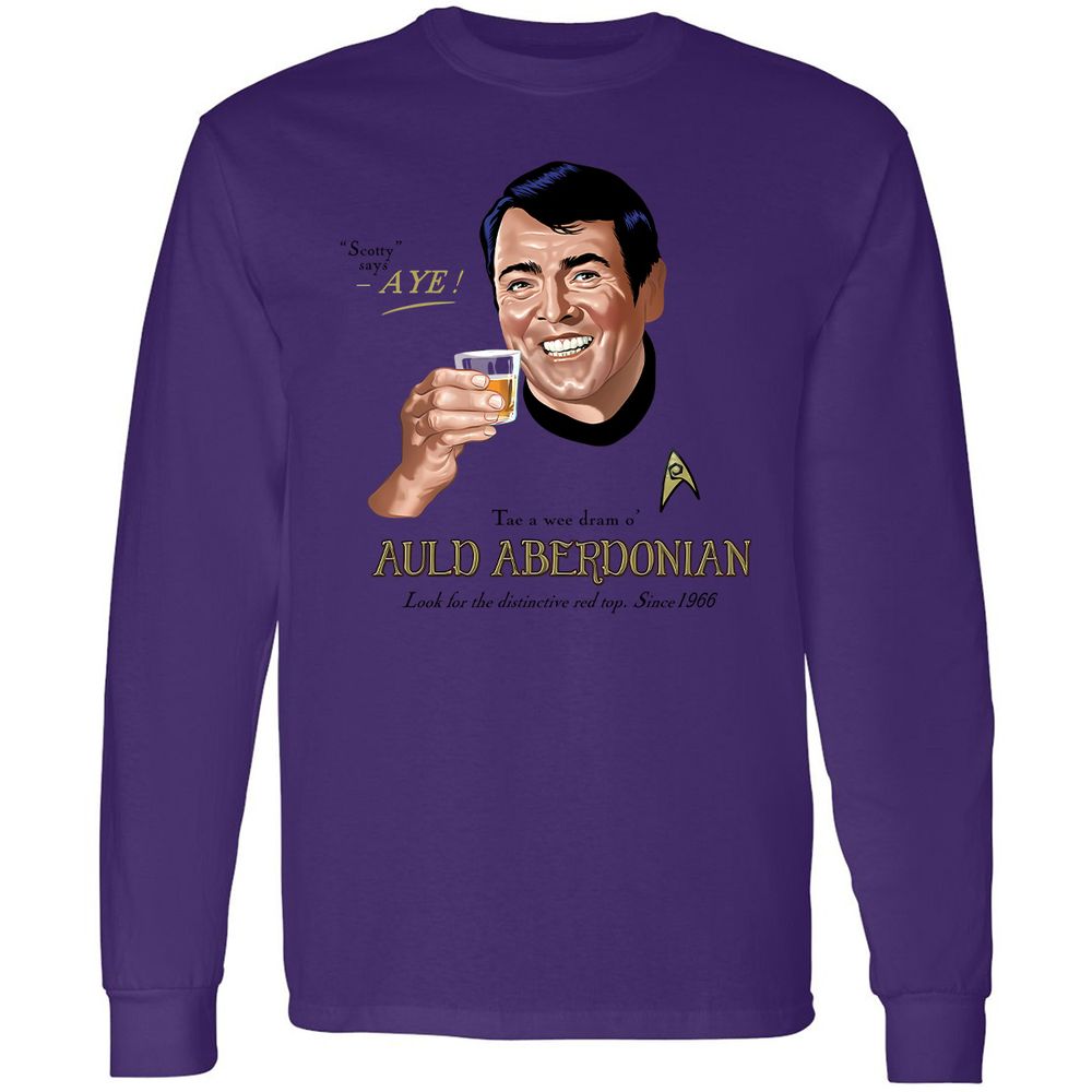 Long Sleeve T-Shirt - CJBU8HSL - Purple - 13