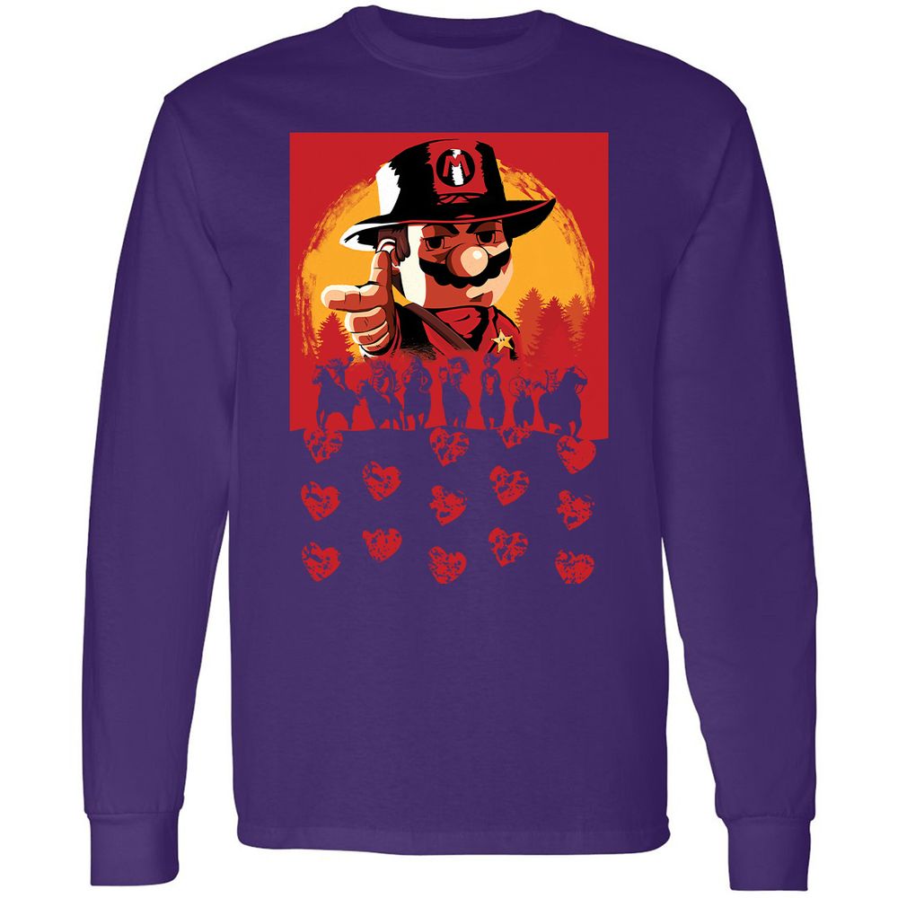 Long Sleeve T-Shirt - GF49FUM4 - Purple - 13