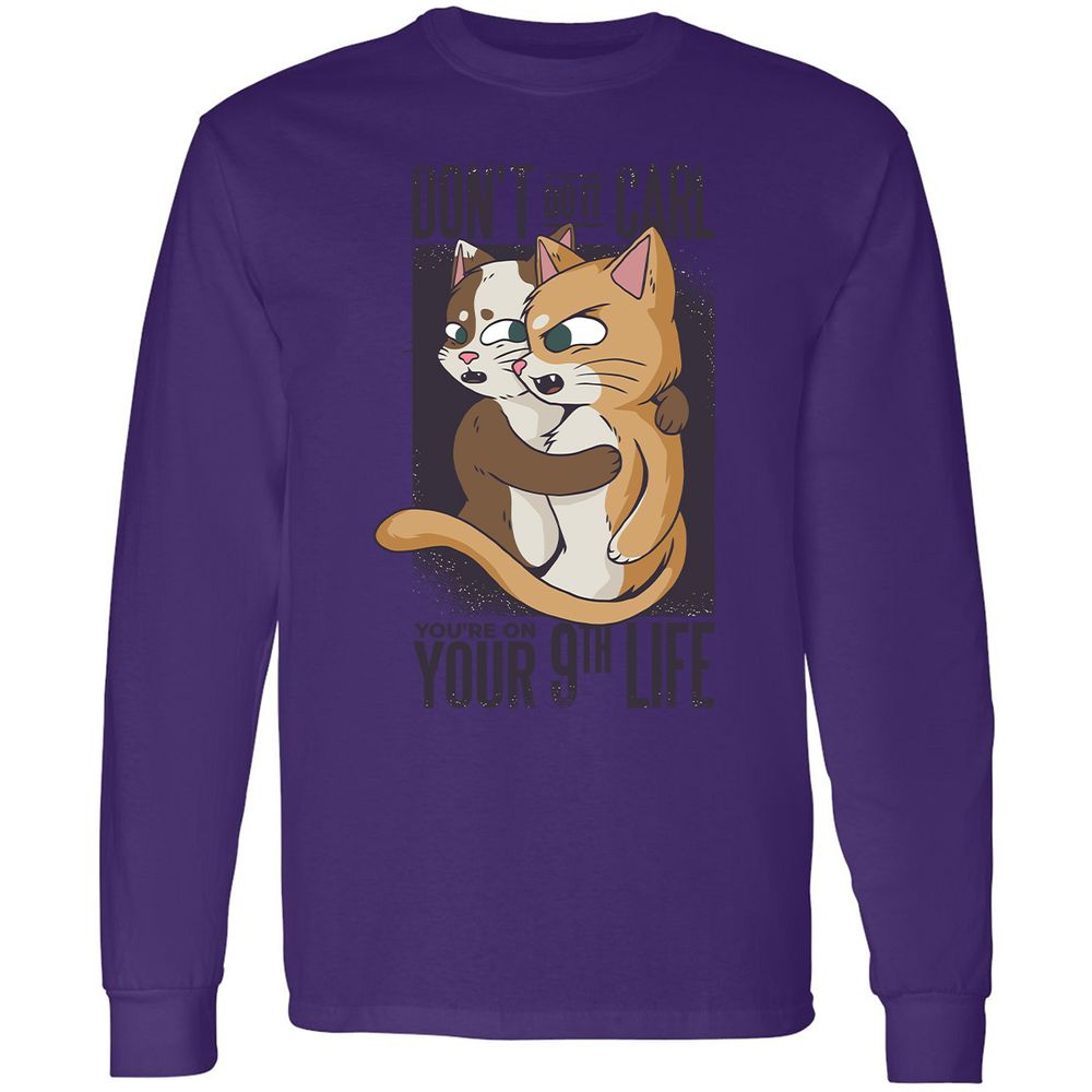 Long Sleeve T-Shirt - 4KFJZN6M - Purple - 13