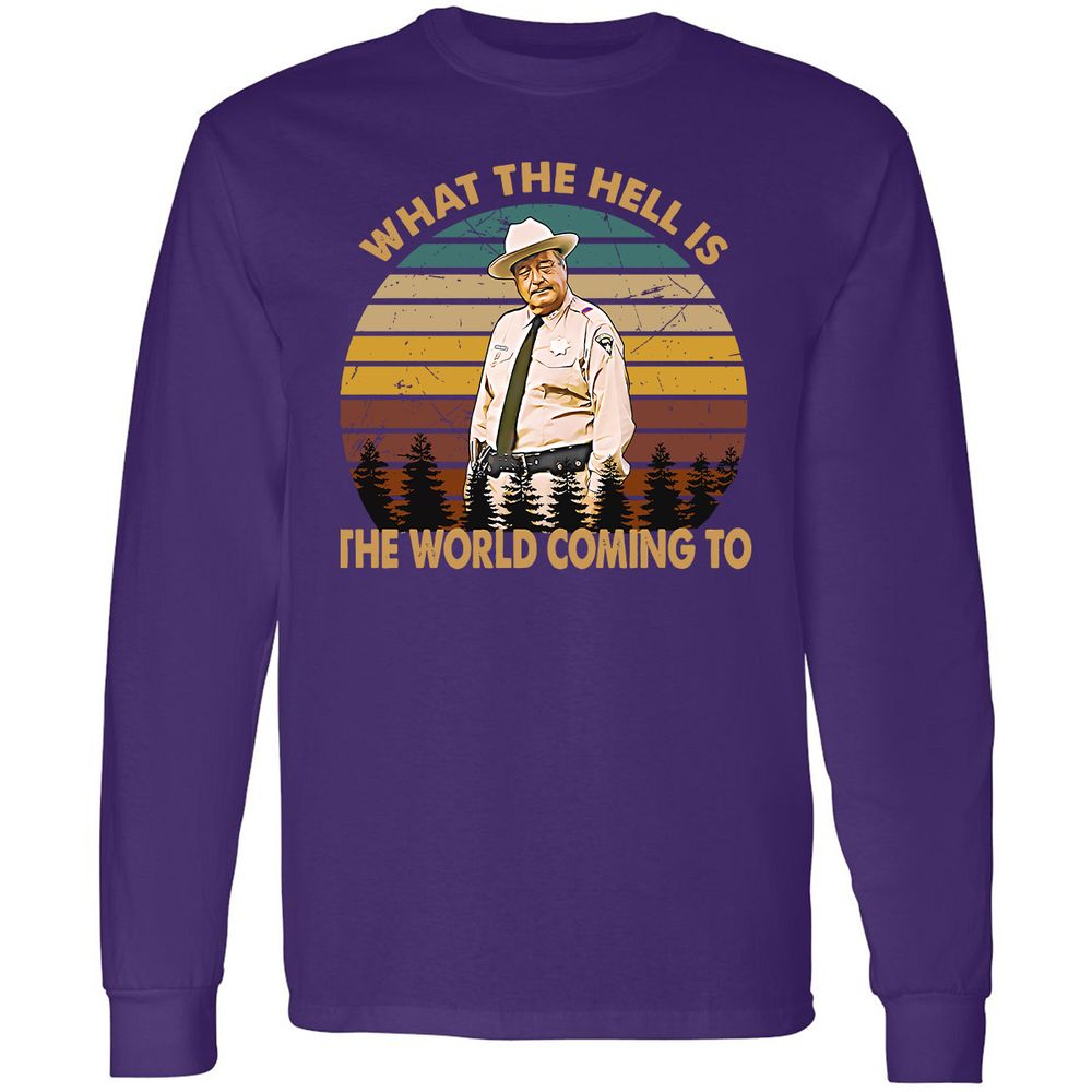 Long Sleeve T-Shirt - V8CB7LC3 - Purple - 13