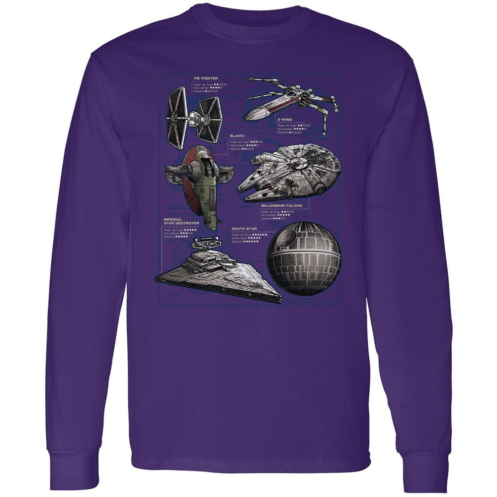 Long Sleeve T-Shirt - C9HYLYR7 - Purple - 13