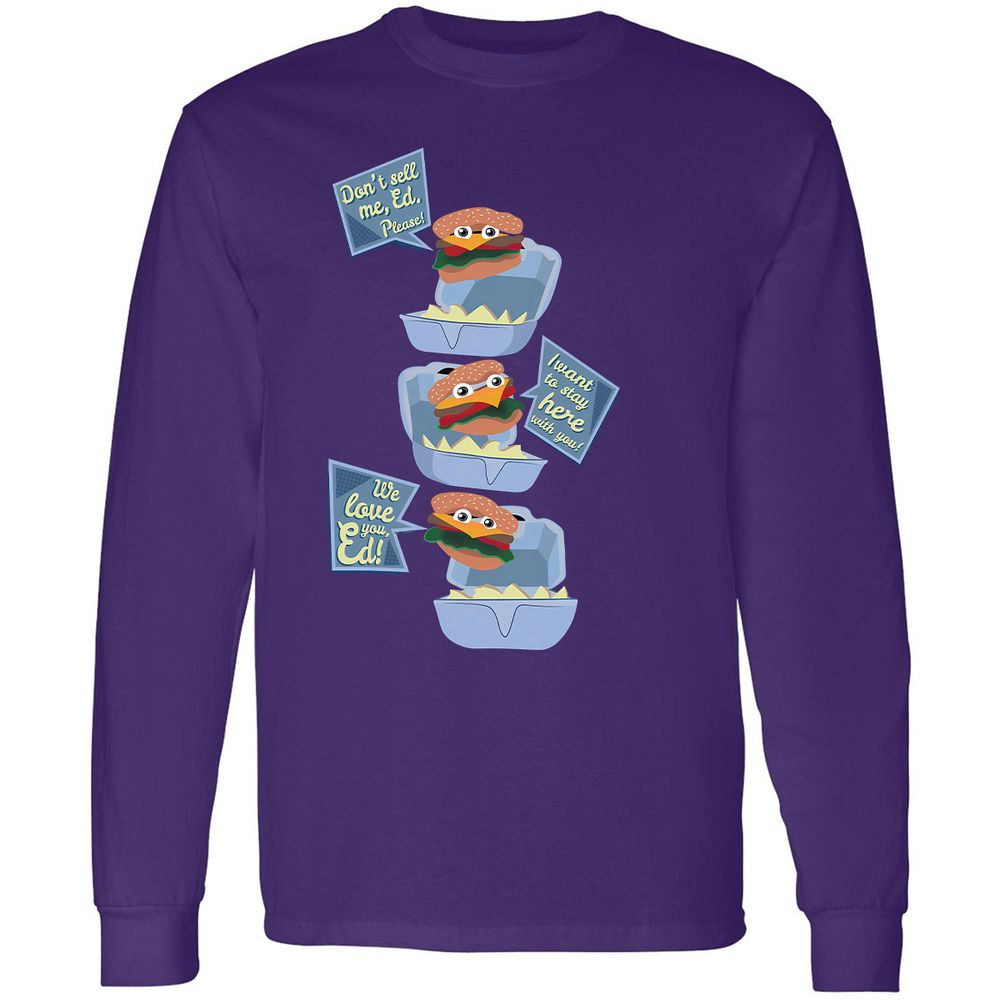 Long Sleeve T-Shirt - V4WVPJKG - Purple - 13