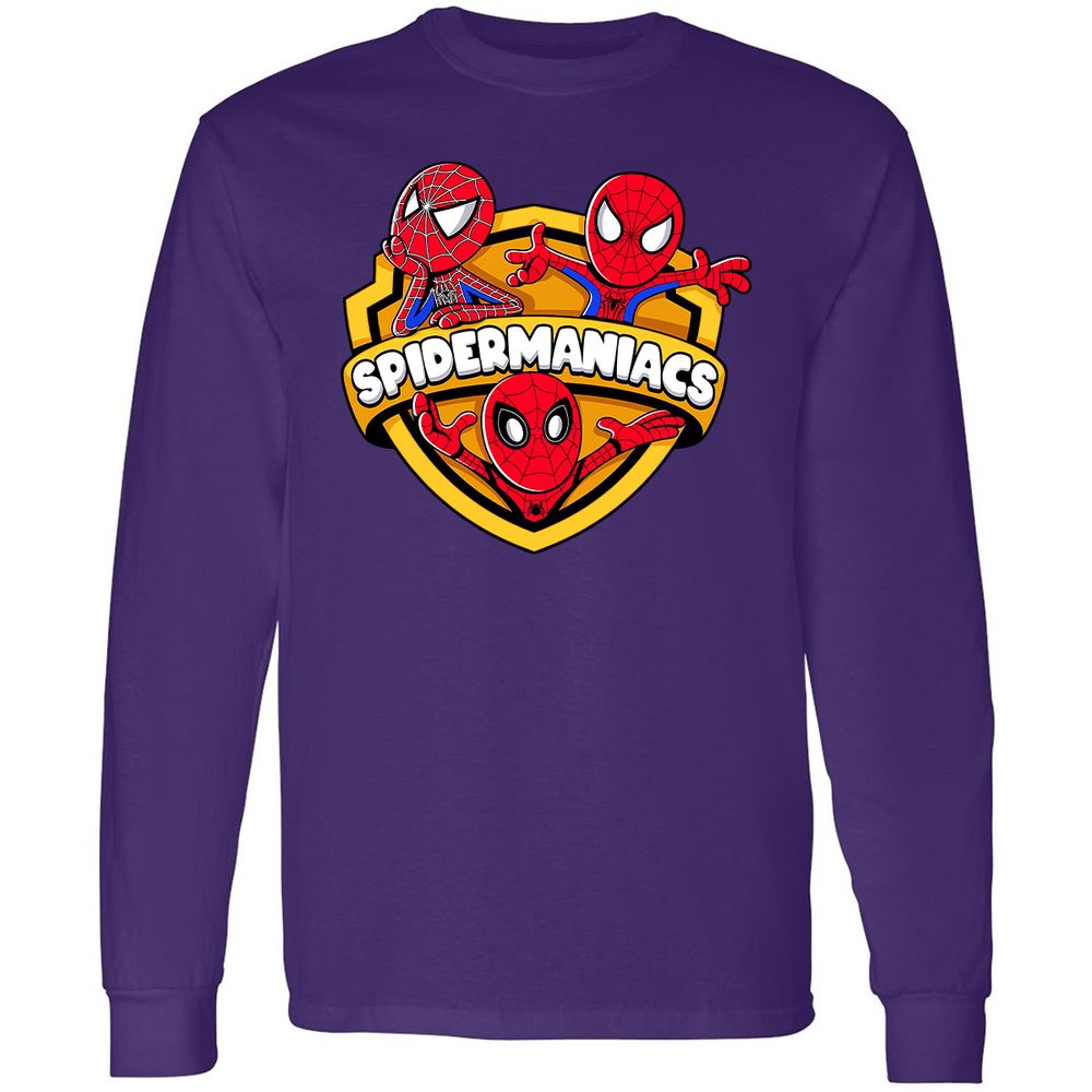 Long Sleeve T-Shirt - 3C2UVDG8 - Purple - 13