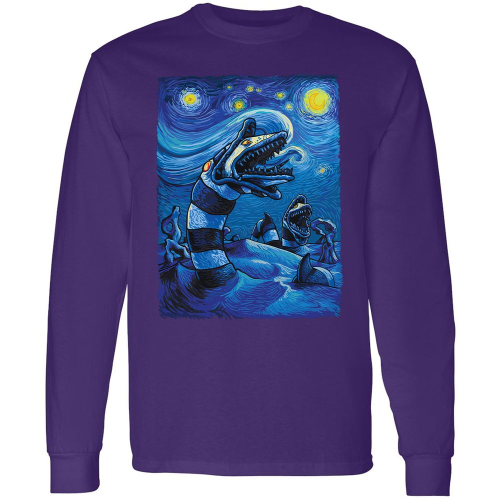 Long Sleeve T-Shirt - 4ZM4PBNV - Purple - 13