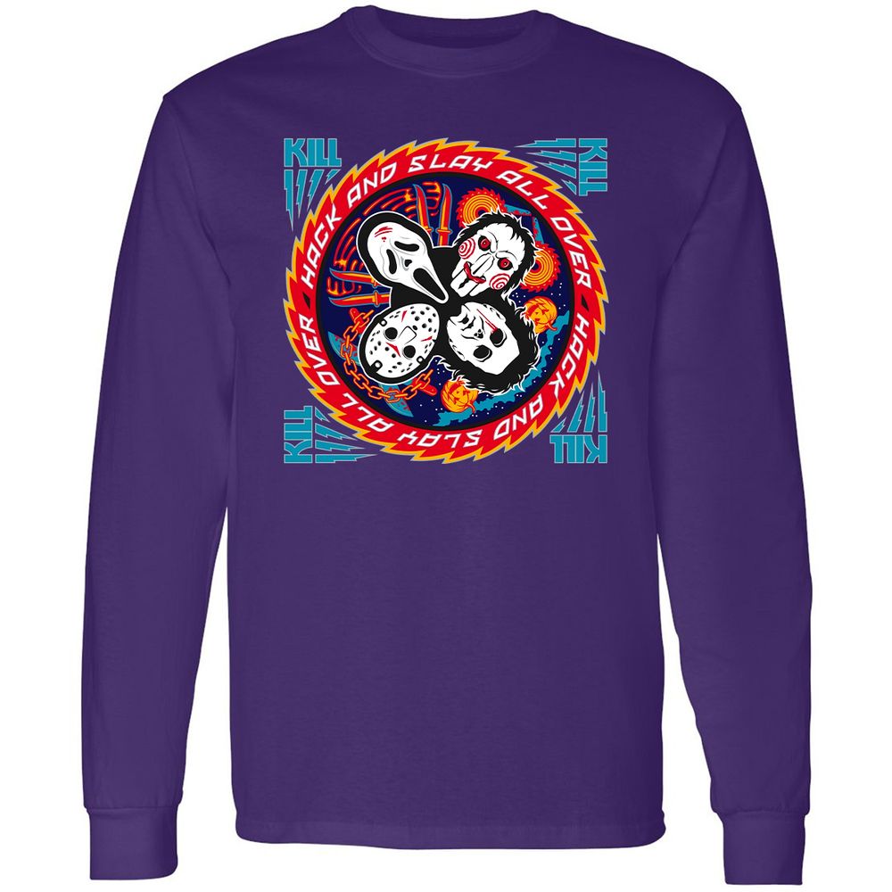 Long Sleeve T-Shirt - FV3K6WYZ - Purple - 13