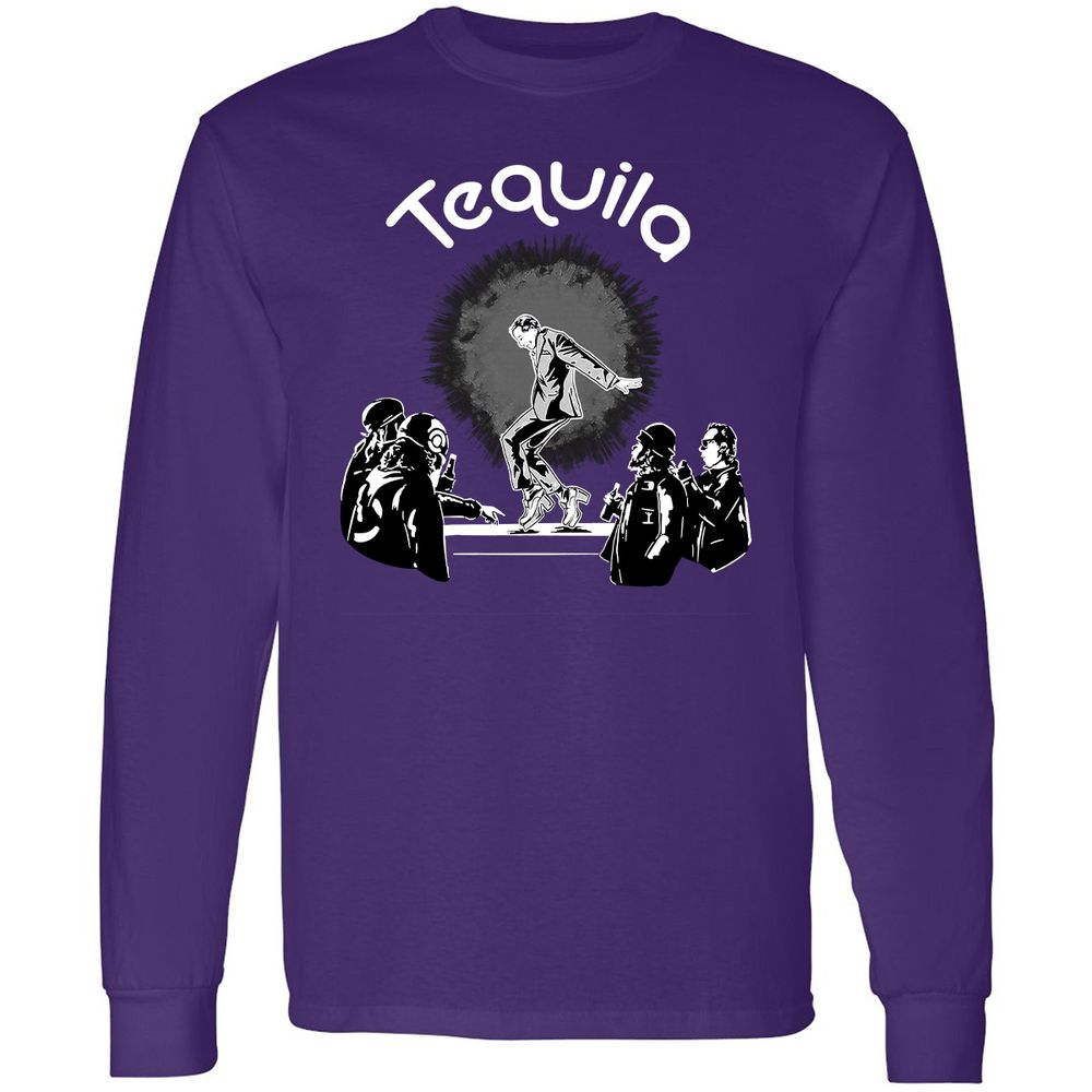 Long Sleeve T-Shirt - R92Q2LE9 - Purple - 13