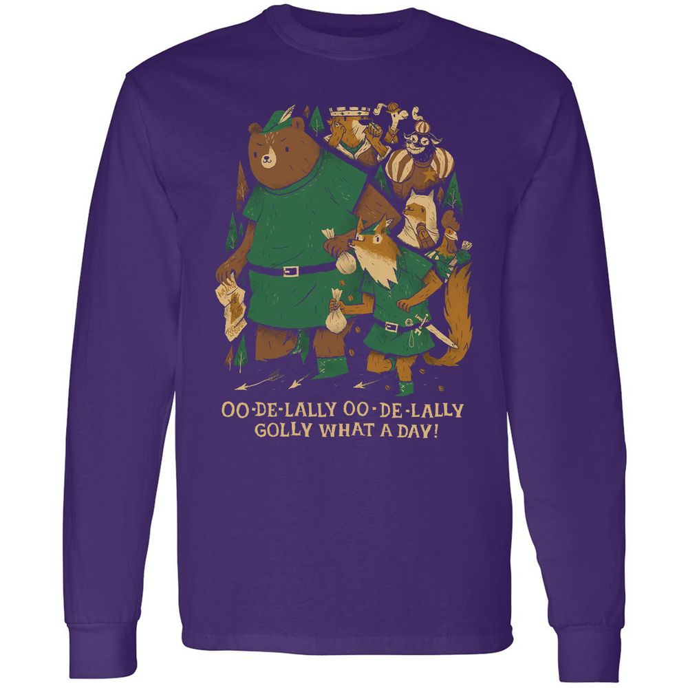 Long Sleeve T-Shirt - 7QNDZFWP - Purple - 13