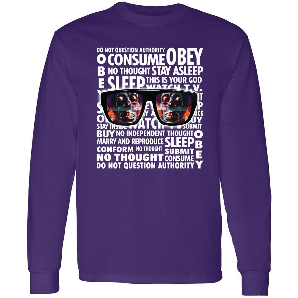 Long Sleeve T-Shirt - WJKSYSF4 - Purple - 13