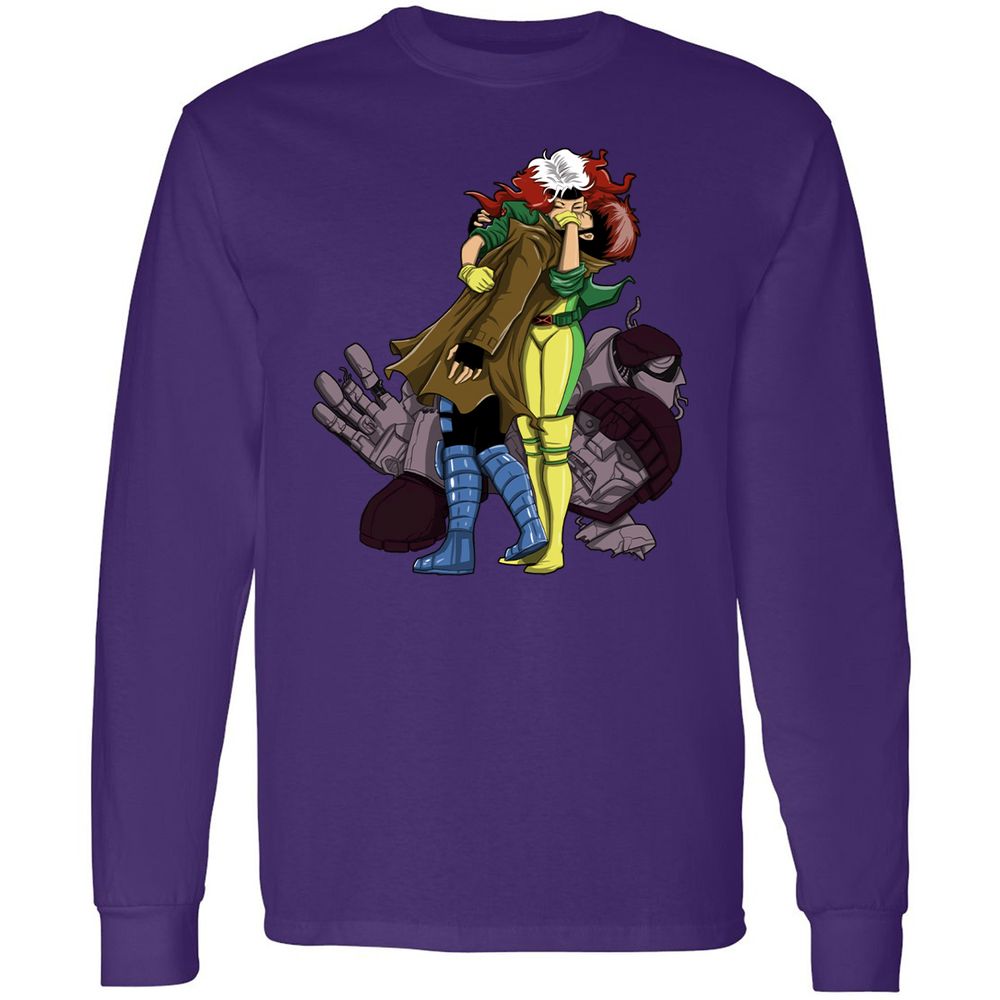 Long Sleeve T-Shirt - 9S96WZNQ - Purple - 13