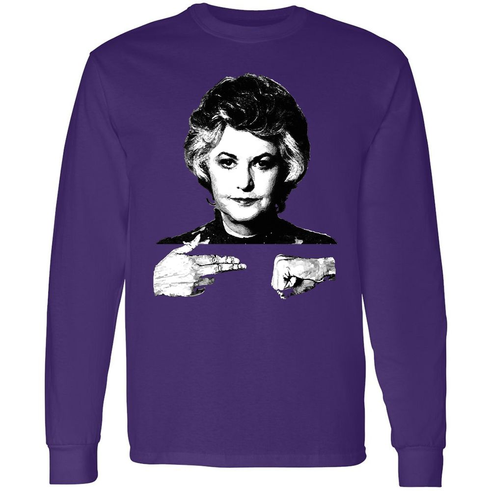 Long Sleeve T-Shirt - 76PDM9EG - Purple - 13