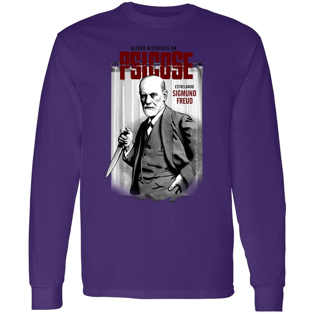 Long Sleeve T-Shirt - BWDZFNE2 - Purple - 13