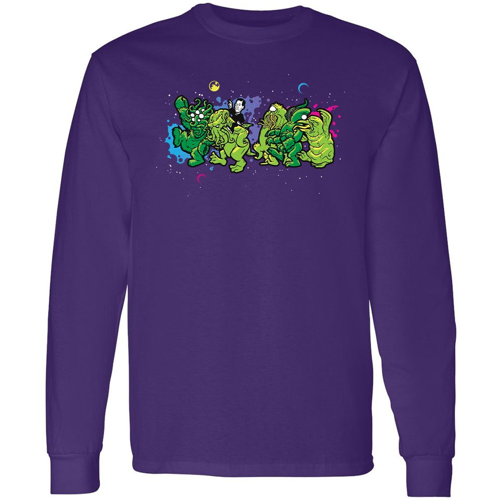 Long Sleeve T-Shirt - A6VXN9G8 - Purple - 13