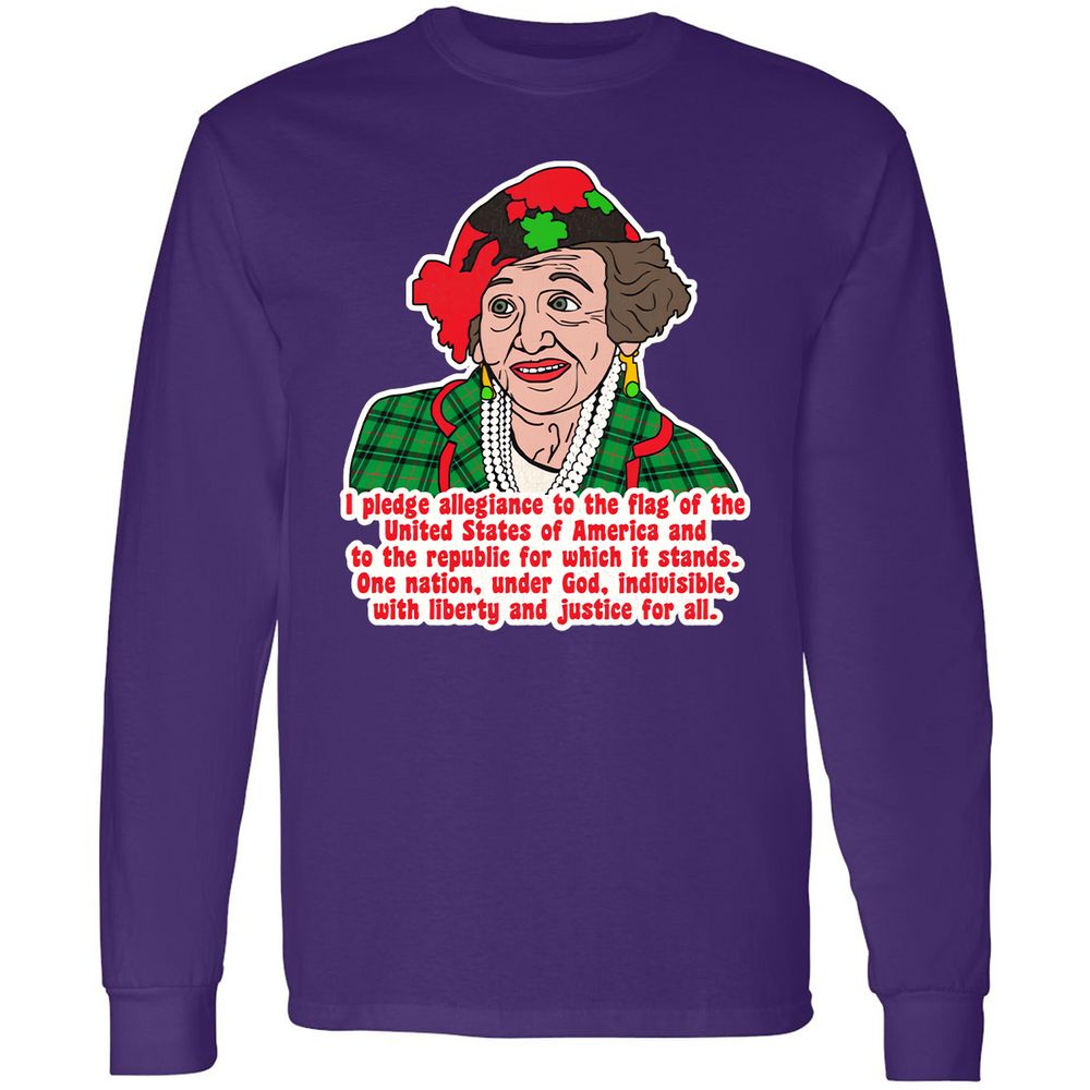 Long Sleeve T-Shirt - ATE44A9B - Purple - 13