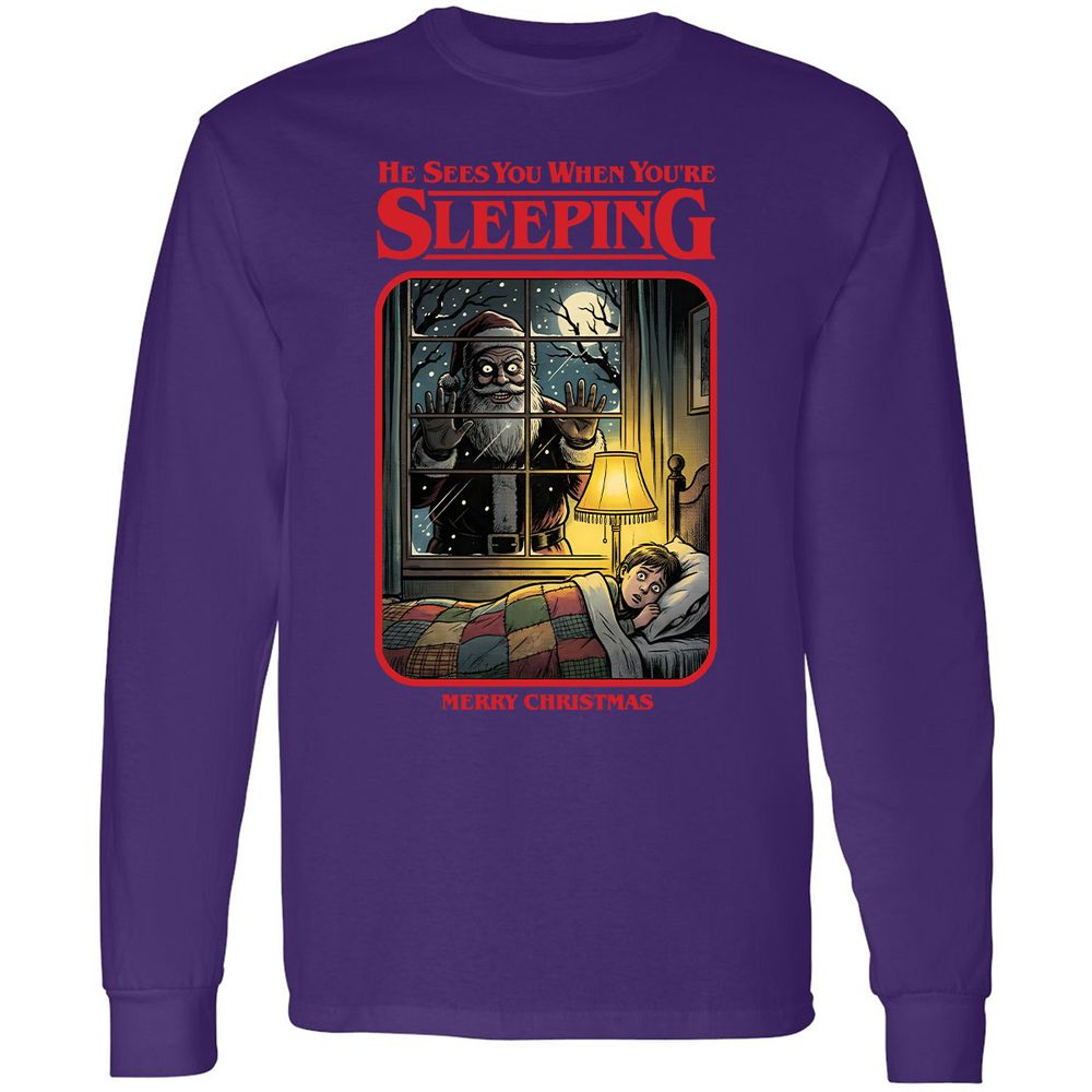 Long Sleeve T-Shirt - AHVNSDJQ - Purple - 13
