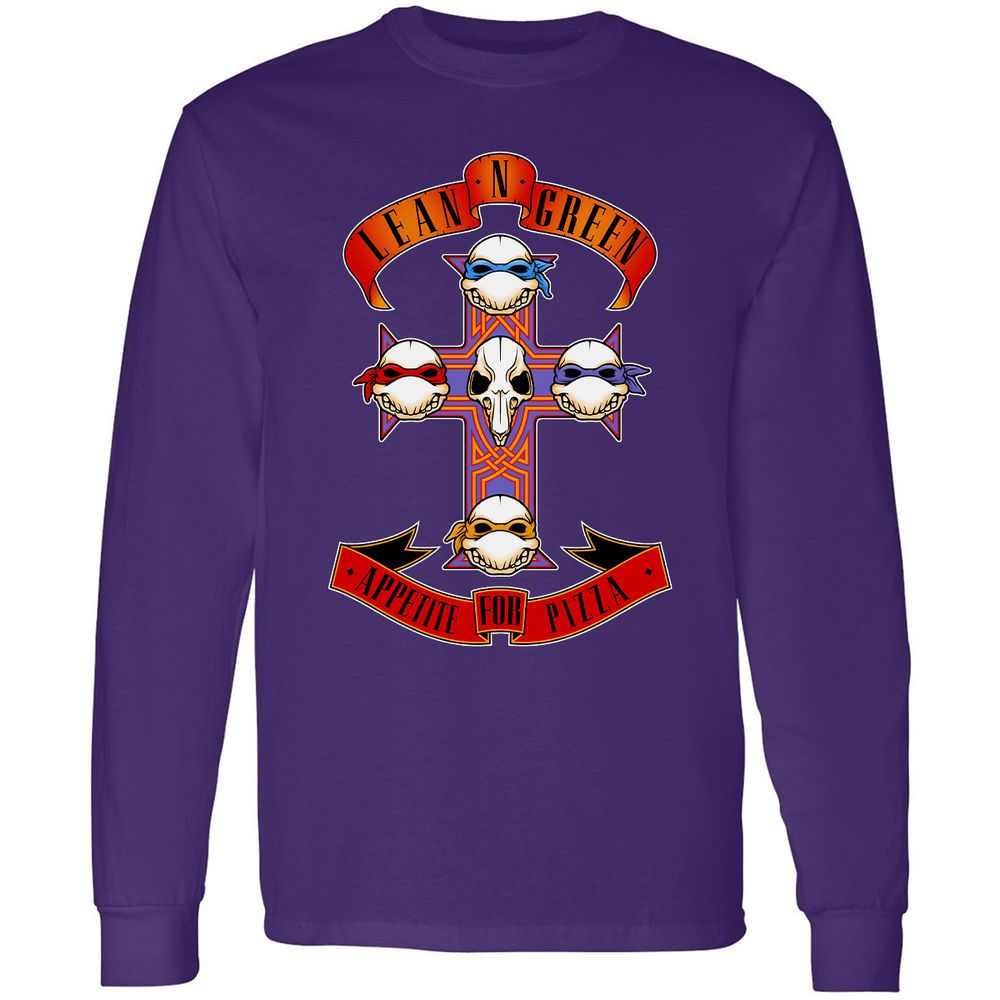 Long Sleeve T-Shirt - XP8TKTH4 - Purple - 13