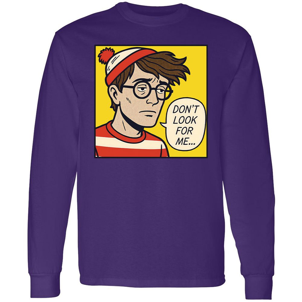 Long Sleeve T-Shirt - NQSVM9PG - Purple - 13