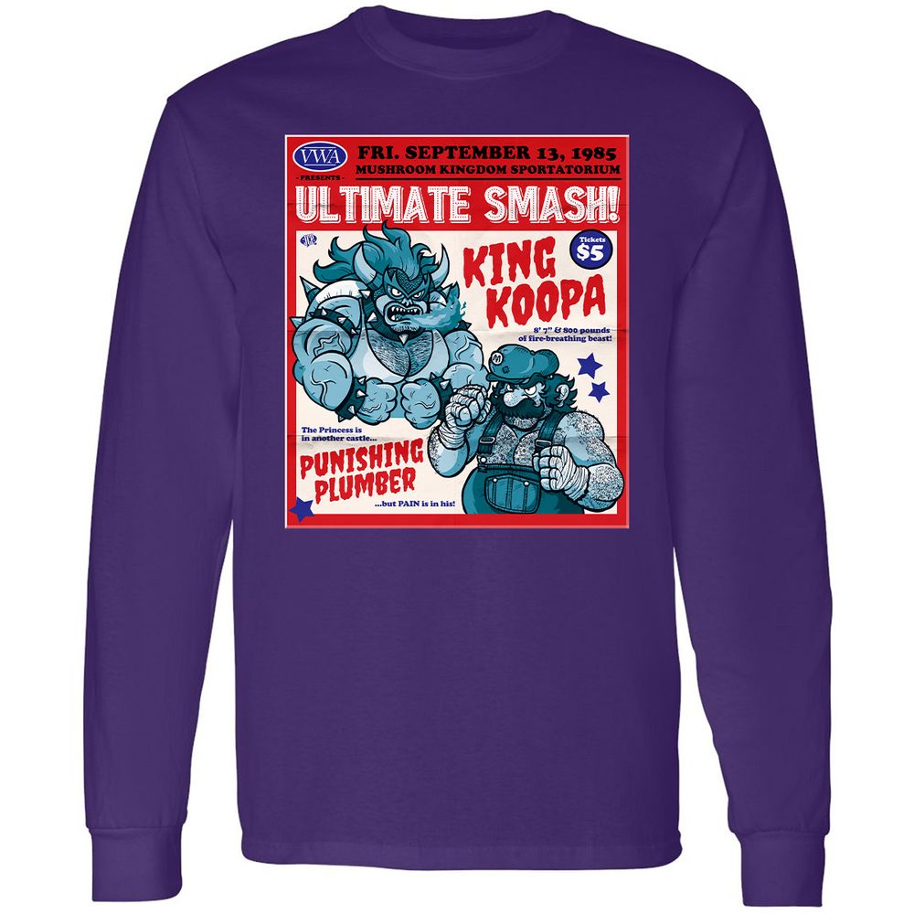 Long Sleeve T-Shirt - NQQ6E1VA - Purple - 13