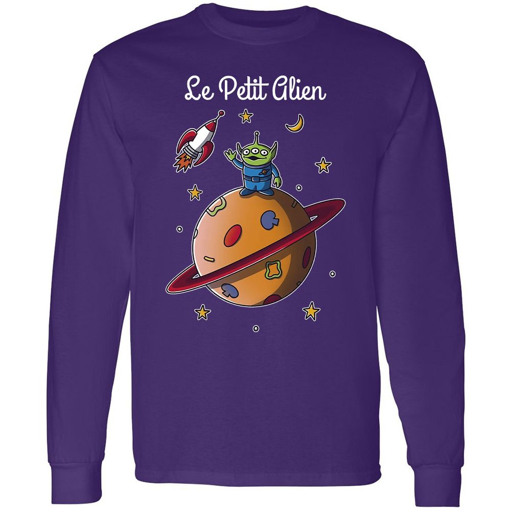 Long Sleeve T-Shirt - 7N58A7PL - Purple - 13