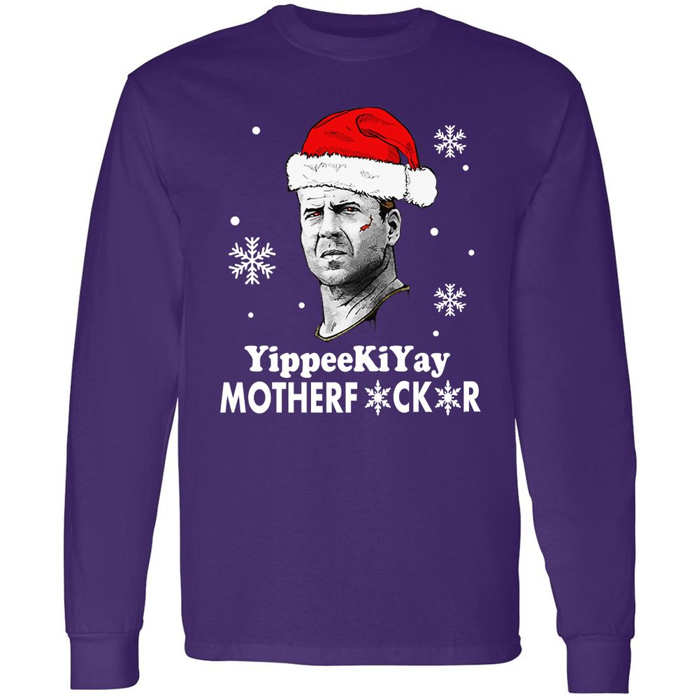 Long Sleeve T-Shirt - Z9GMQL38 - Purple - 13