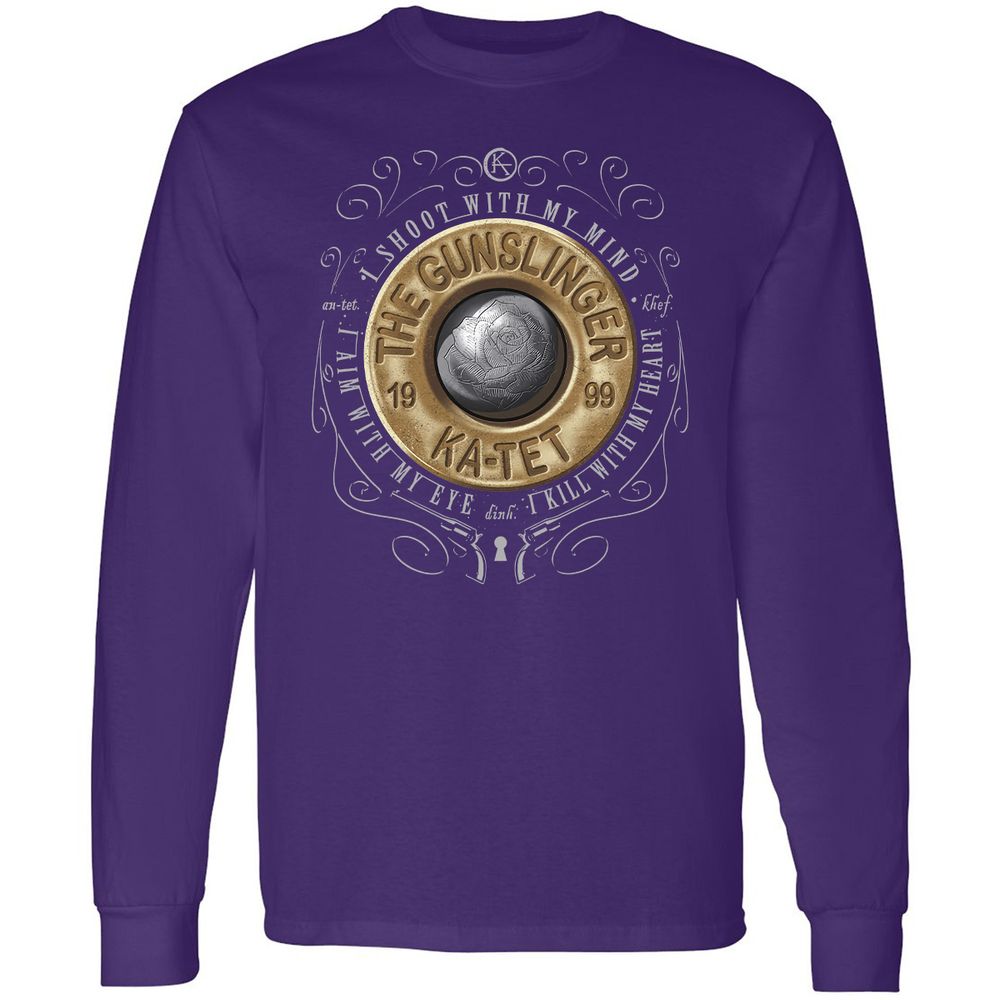 Long Sleeve T-Shirt - C2SDR6BC - Purple - 13