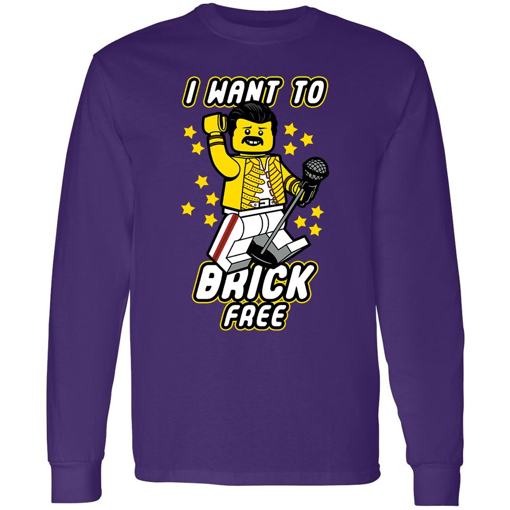 Long Sleeve T-Shirt - WJF8TASY - Purple - 13