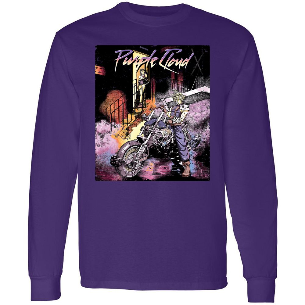 Long Sleeve T-Shirt - W54E9QBD - Purple - 13