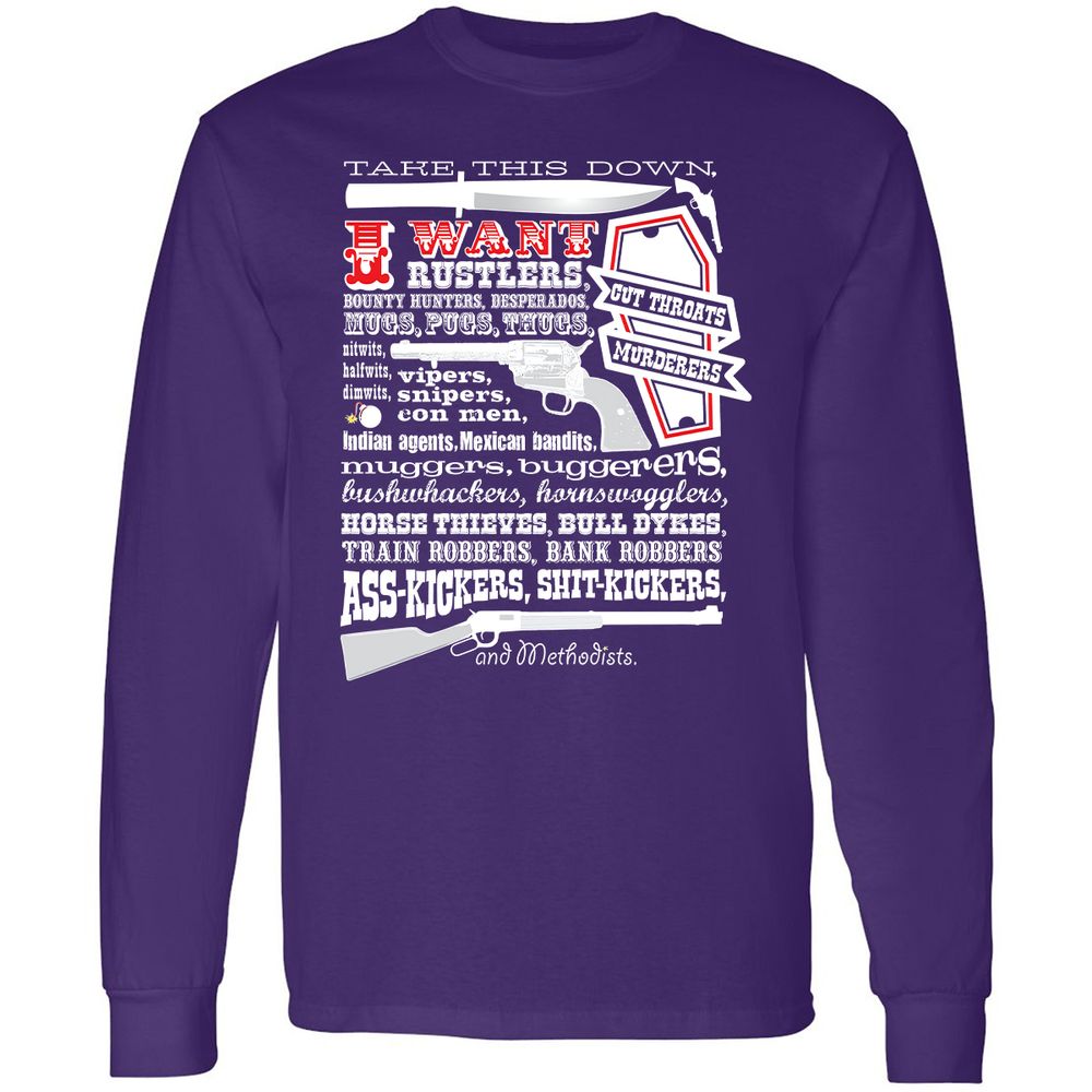 Long Sleeve T-Shirt - A19VDBN8 - Purple - 13