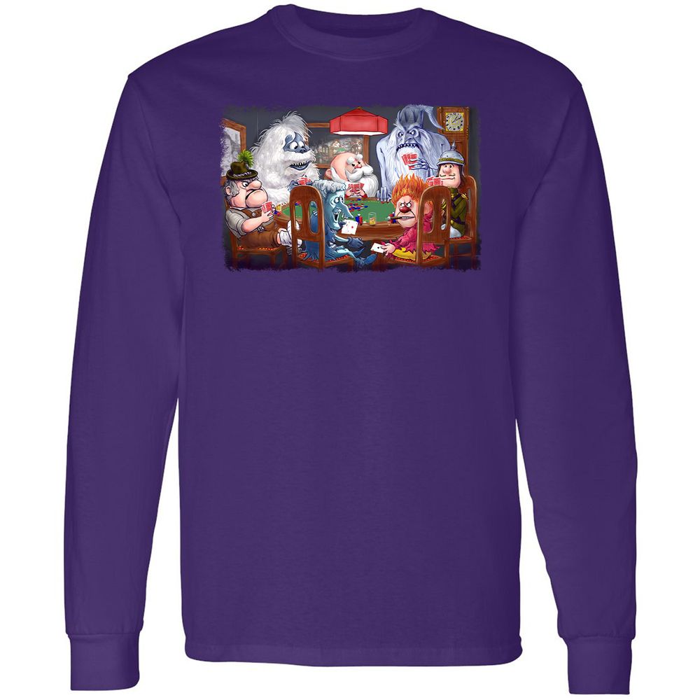 Long Sleeve T-Shirt - M5FVMF97 - Purple - 13