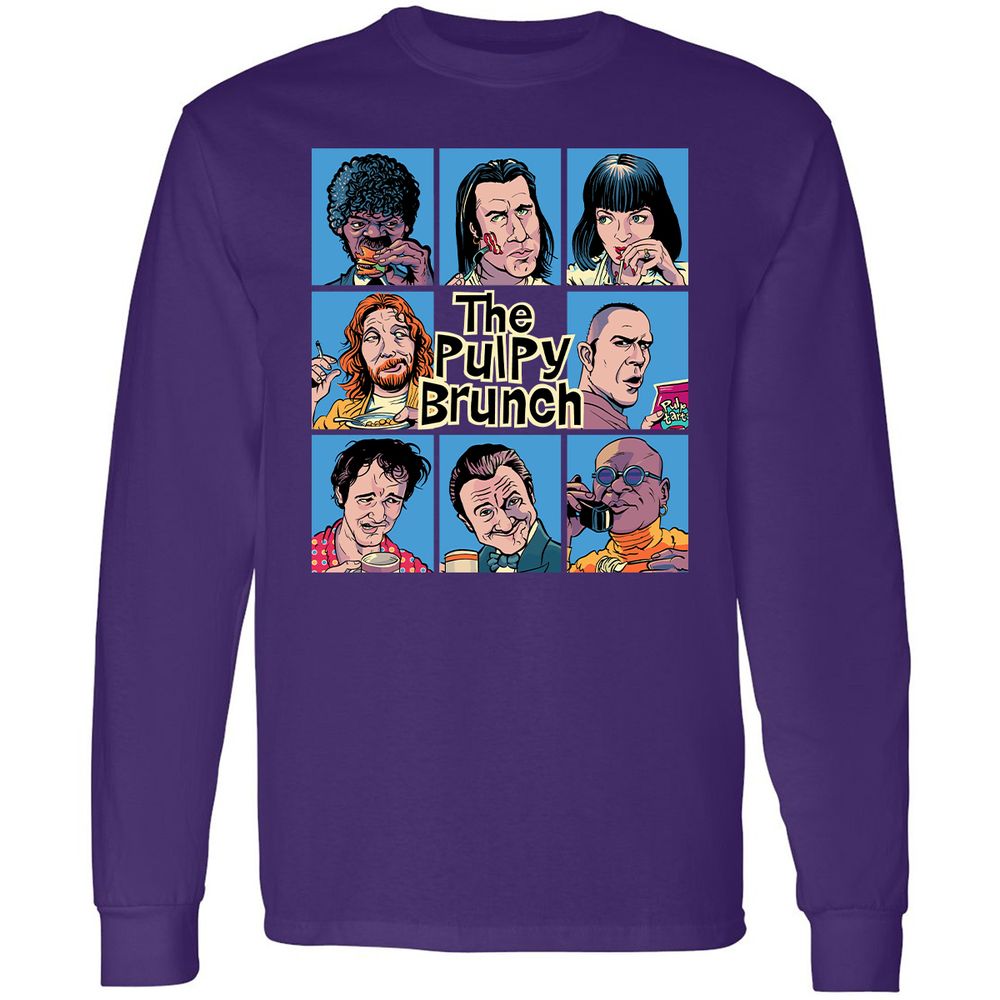 Long Sleeve T-Shirt - 777Z2SE7 - Purple - 13