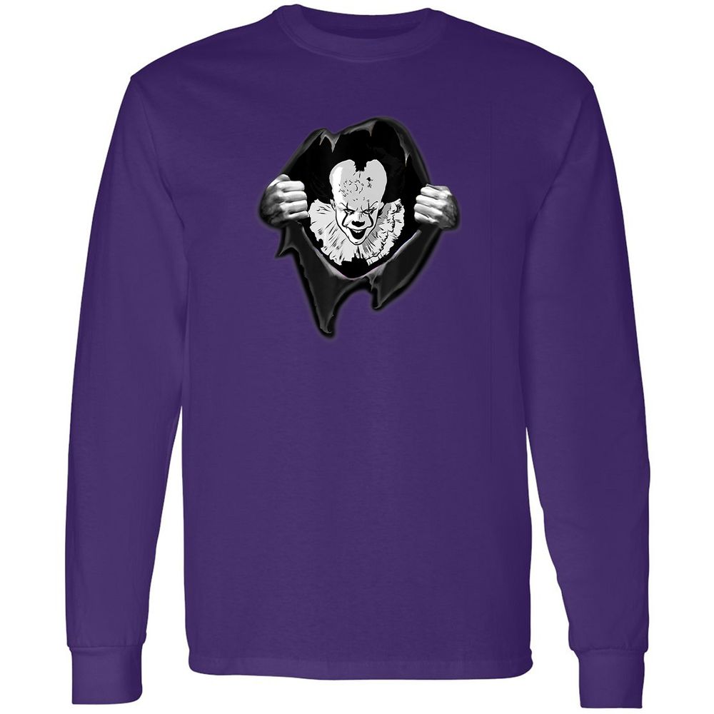 Long Sleeve T-Shirt - GQSXEAGN - Purple - 13