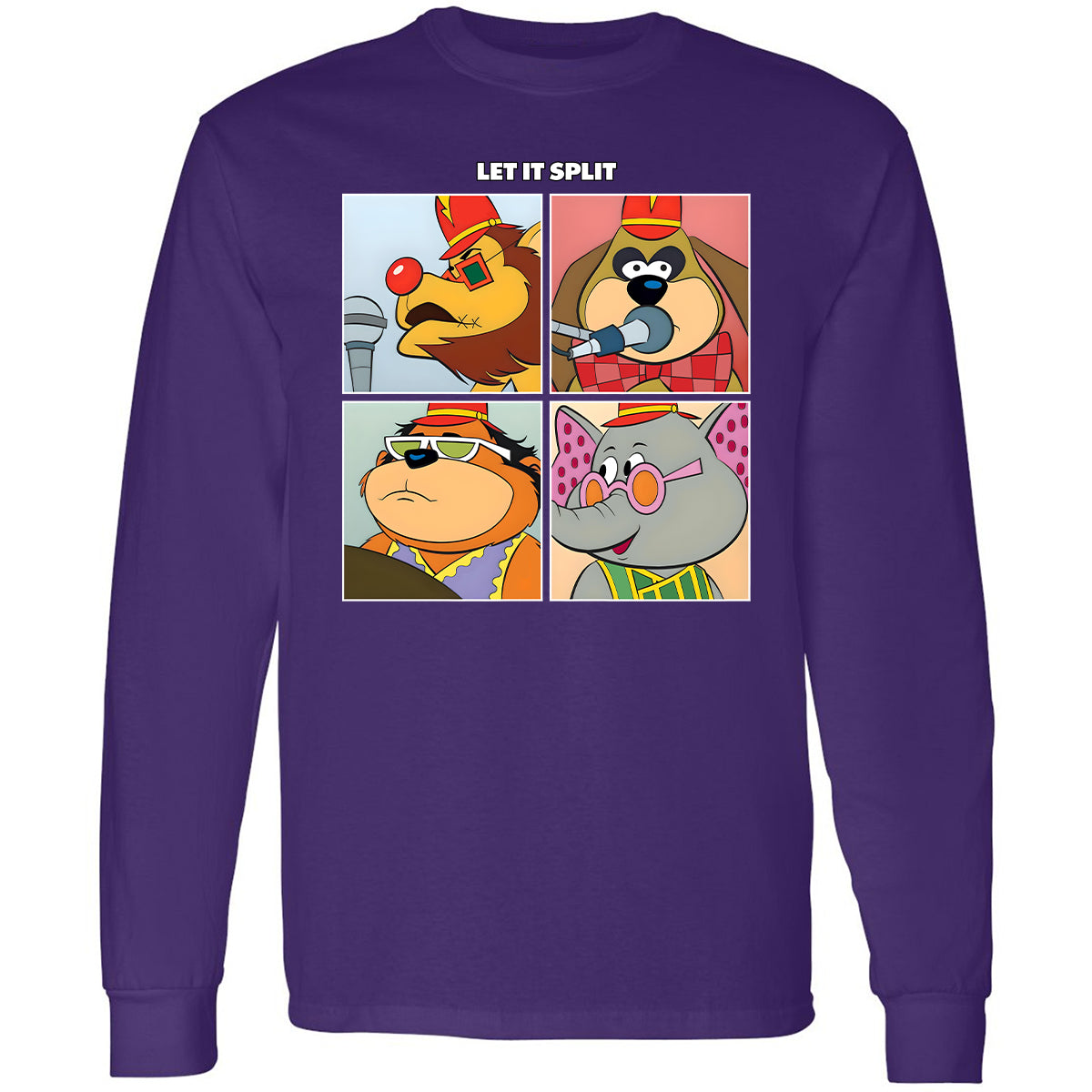 Long Sleeve T-Shirt - LS3N25CS - Purple - 13