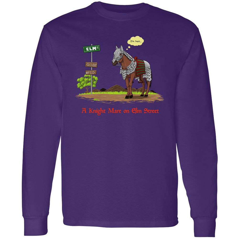 Long Sleeve T-Shirt - ZKMQQMWW - Purple - 13