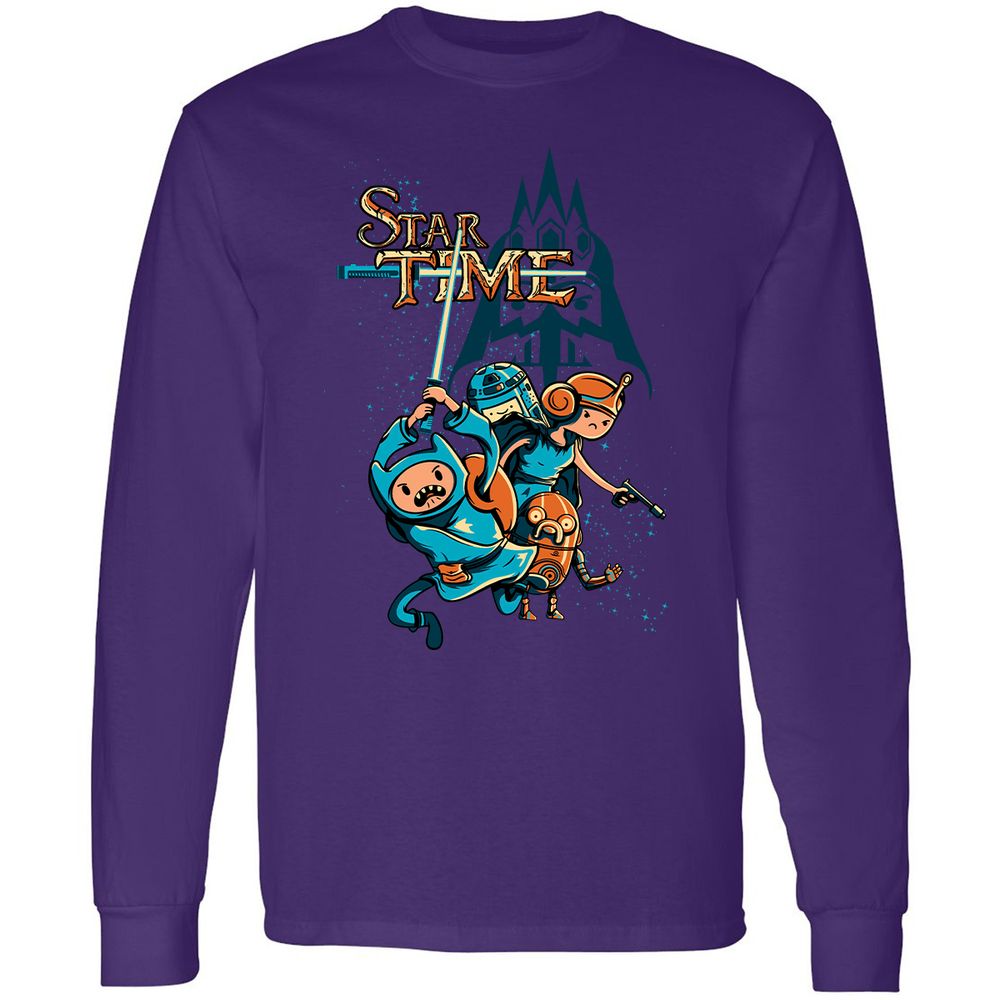 Long Sleeve T-Shirt - R4K9WE86 - Purple - 13