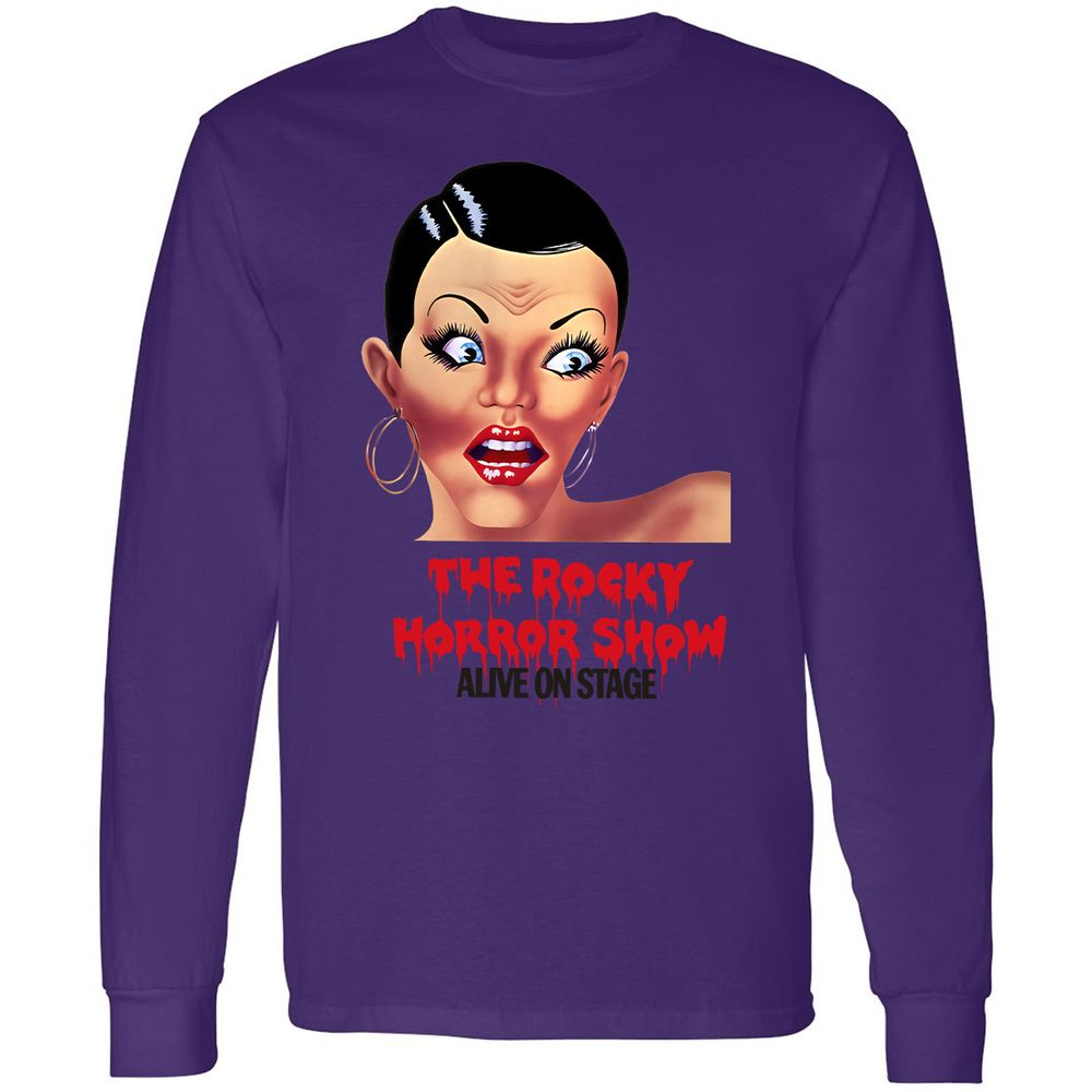 Long Sleeve T-Shirt - L9RY2TQN - Purple - 13