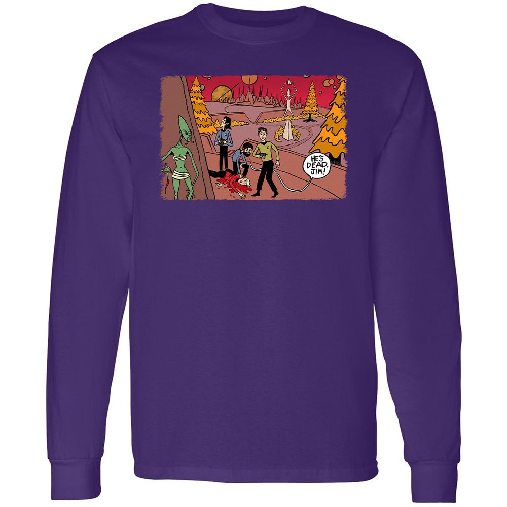Long Sleeve T-Shirt - AWUH78MH - Purple - 13