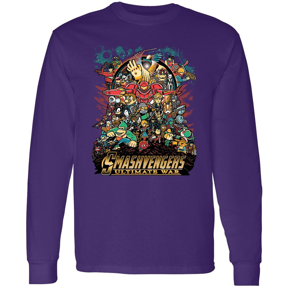 Long Sleeve T-Shirt - AMF1ZGFC - Purple - 13