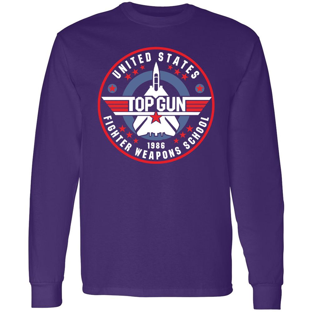 Long Sleeve T-Shirt - JXB8RRBJ - Purple - 13