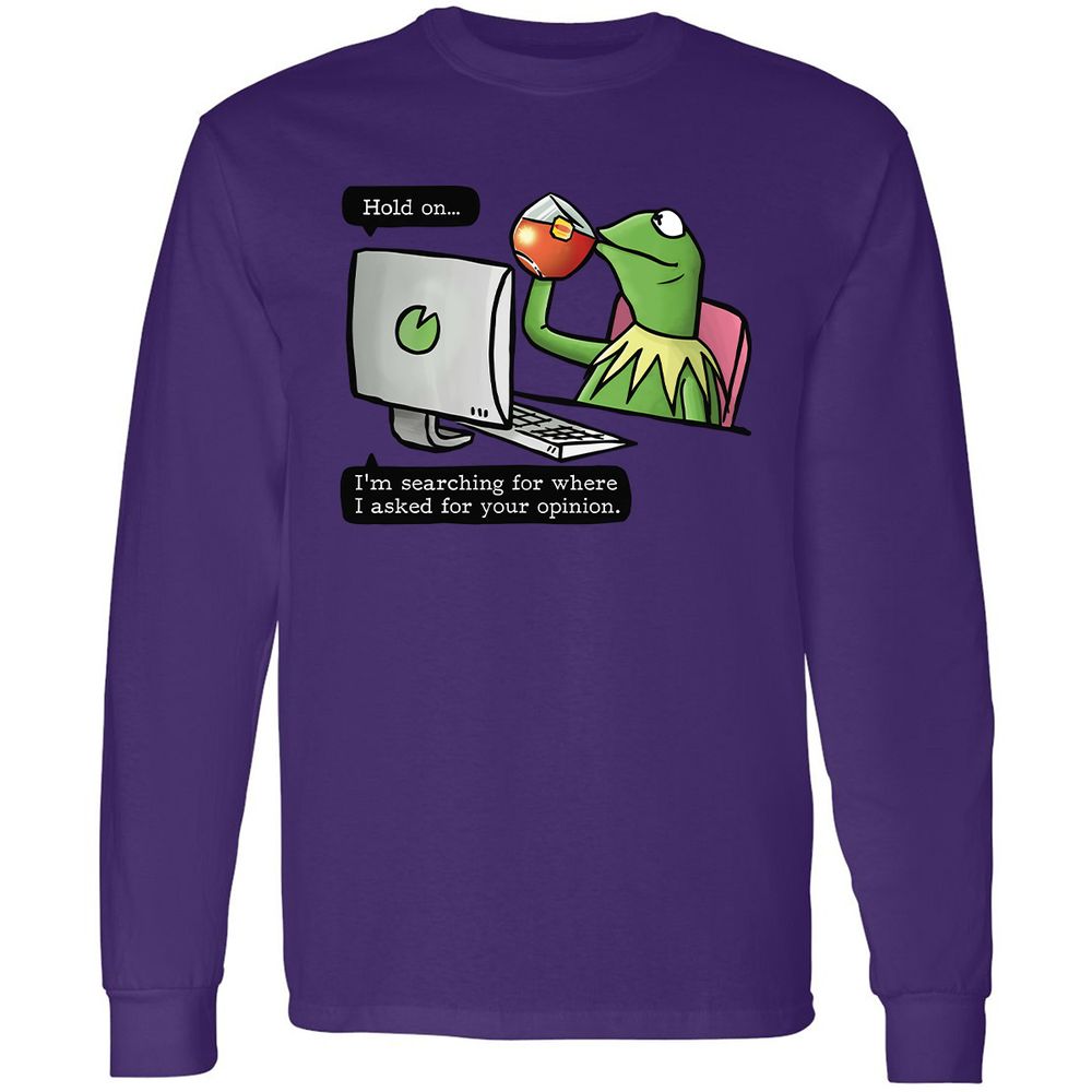 Long Sleeve T-Shirt - Y2DS4FCW - Purple - 13