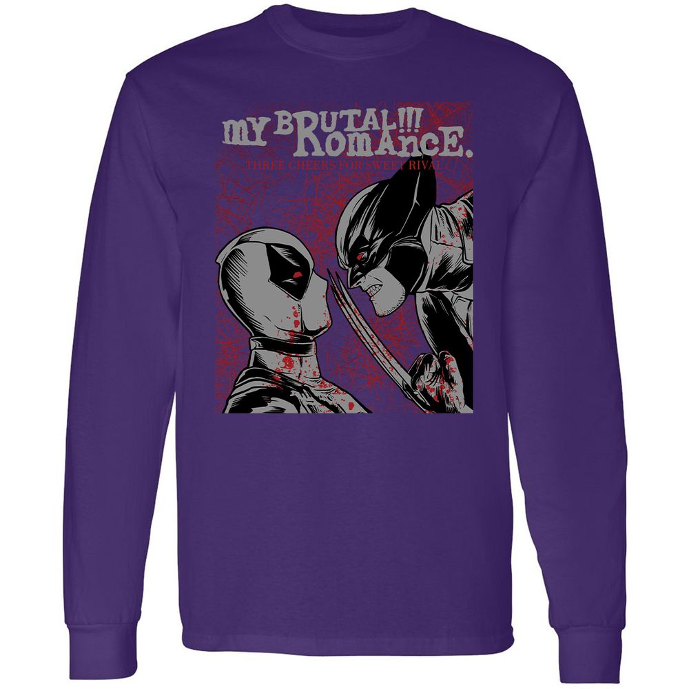 Long Sleeve T-Shirt - QDVQY1VC - Purple - 13