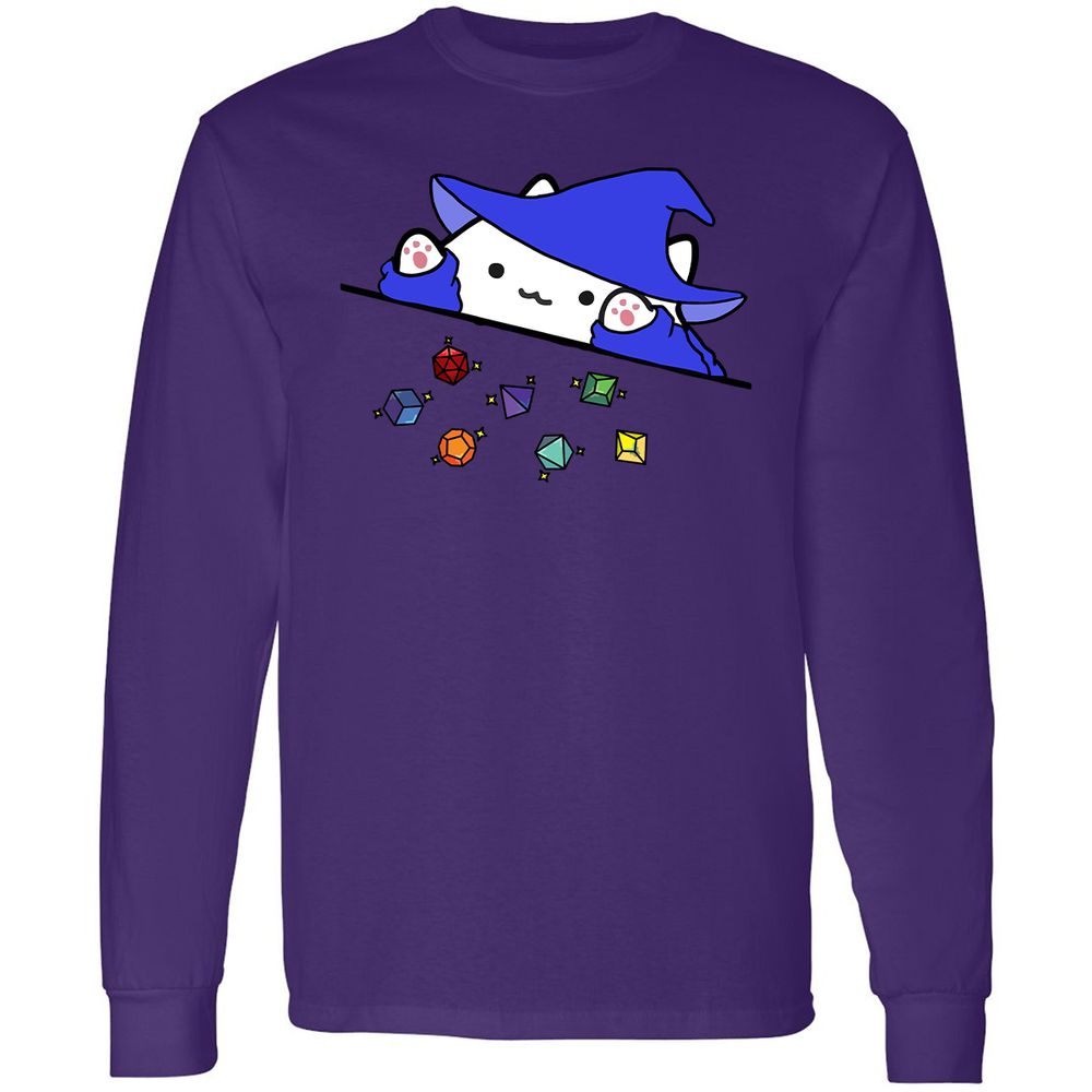 Long Sleeve T-Shirt - JM1DXRK4 - Purple - 13